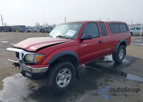 2002 Toyota Tacoma из США, поврежденный, VIN 5TEWM72NX2Z121069